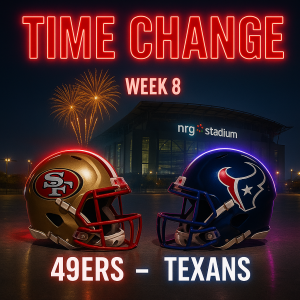 TIME UPDATE: How to Watch 49ers vs. Texans: TV Channel and Streaming Options in Week 8 - Fan Hub